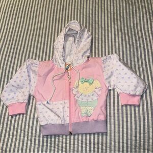 Vintage Hush Puppies “Ballerina Club”3-6 Month Zip up jacket